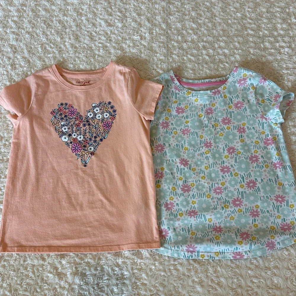 Cat & Jack T-shirt bundle - qty 7 - Picture 2 of 7